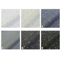 日本紐釦貿易(Nippon Chuko) スター Wガーゼ生地 シルキーソフト加工 ダークグレー 巾約110cm×3mカット GS5514W（直送品）