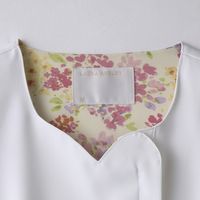 LAURA ASHLEY（ローラアシュレイ） スクラブ レディス 半袖 ラベンダー／ブルー LL LW604-83 1枚（直送品）