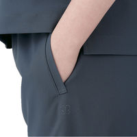 uka（ウカ） medical uniform study パンツ 兼用 チャコールブラック LL UM702-BK 1枚（直送品）