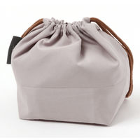 らこれキッズ シンプル巾着ランチバッグ ピンク LAKOLE/ラコレ