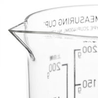 耐熱 計量カップ（500ml） ブラック LAKOLE/ラコレ