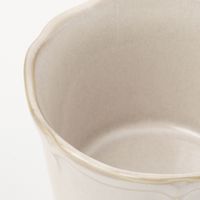 レリーフカップ（M） ホワイト LAKOLE/ラコレ