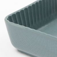 KACHO-SENスクエアボウル ダークグレー 1セット（1個×2） LAKOLE/ラコレ