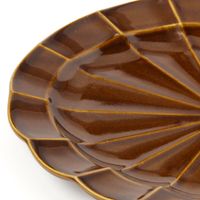 レイカオーバルプレート（M） ブラウン 1セット（1枚×2） LAKOLE/ラコレ