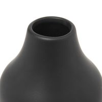 マットフラワーベース（SHORT） ブラック LAKOLE/ラコレ