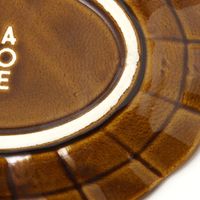 レイカオーバルプレート（S） ブラウン LAKOLE/ラコレ