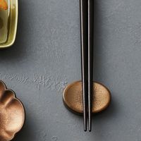 OBANZAI箸置き ゴールド 1セット（1個×2） LAKOLE/ラコレ