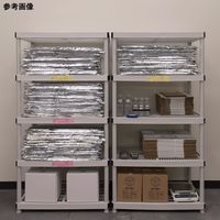 R.N.C 保冷ボックス(折りたたみ収納)6L 1ケース(25セット入) BOX 10-10-7 1ケース(25セット) 4-6163-02（直送品）