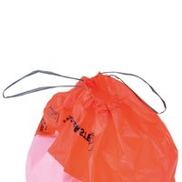 アズワン バイオハザードゴミ箱(BowTie(TM))交換用バッグ 45~60L 1袋(100枚入) 4-6547-11 1袋(100枚)（直送品）