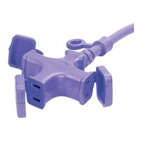 宏和工業 KOWA 延長コード 15A×5m 紫 FGM087ー5 1セット(2本)（直送品）