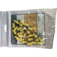 ストロングホールド ビニール絶縁被覆付圧着端子 オス型 電線サイズ:AWG12~10/3.5~5.5sq 250タブ用 25個入り EDV1（直送品）