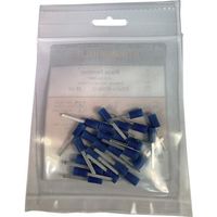 ストロングホールド ビニール絶縁被覆付ブレード端子 電線サイズ:AWG16~14/1.25~2sq 25個入り EDV14ー87MBーQ（直送品）