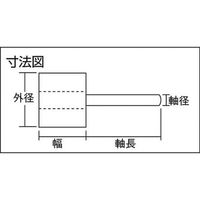 柳瀬 ヤナセ ムゲン軸付フラップ40#10 MF40256 1セット(5個) 321-8716（直送品）
