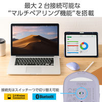 ワイヤレスマウス 静音 Bluetooth/無線2.4GHz 6ボタン 充電式 ブル- M-MY35MBSXBU エレコム 1個（直送品）