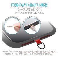 スマホ ストラップホルダー シート ステンレス製 ケーブル穴用 1口タイプ ピンクゴールド PWSTHD1SSPG エレコム 1個（直送品）