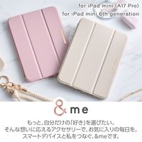 iPad mini (A17 Pro) ケース ソフトレザー 手帳型 ピンク TB-A24SWVJM3PN エレコム 1個（直送品）
