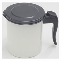竹原製缶 リグランテ ホワイト ミニ オイルポット0.6L S-31W 1個（直送品）