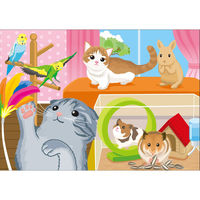 くもん出版 くもんのジグソーパズル STEP3 いっしょにくらす動物たち 3セット入り JP-36 1箱（直送品）