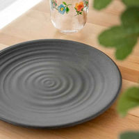 1956レストラン・サプライ プレート 27cm Planta プランタ プラスチック グレー 432533 1個（直送品）