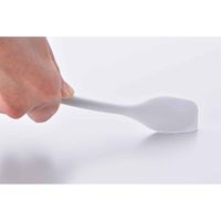 下村企販 スプーン シリコン製 シリコンフィットスプーン 食洗機対応 ホワイト 440720 1個（直送品）