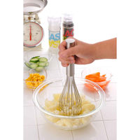 下村企販 泡立て器 ママクック ステンレス製 食洗機対応 日本製 440738 1個（直送品）