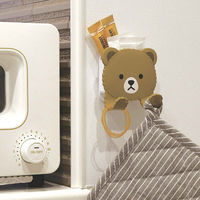 東洋ケース フック 吸着 スティッキーフックポケット アニマル クマ 442421 1個（直送品）