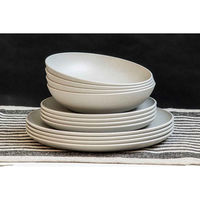 1956レストラン・サプライ プレート 21.5cm クープ ライトグレー 453463 1個（直送品）