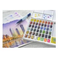 ファーバーカステル ウォーターカラーパレット 48色セット 水筆付 169748 1個（直送品）