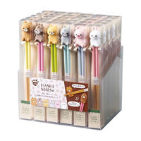 イシダ 箸 21cm ハシマルズ 木製 ネコ 467111 1個（直送品）