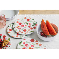 1956レストラン・サプライ プレート 45cm ベリーズ&チェリーズ プラスチック メラミン 433086 1個（直送品）