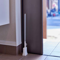 日本クリンテック ほうき 全長67cm 立つホウキ STAND フリースタンディングブルームS ホワイト 438694 1個（直送品）