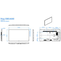 フィリップス 55インチ液晶モニタースタンドセット SET_55BDL4650D/11_PH-625B　1台（直送品）