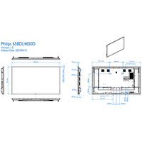 フィリップス 65インチ液晶モニタースタンドセット SET_65BDL4650D/11_PH-627B　1台（直送品）