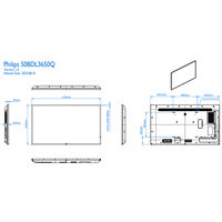 【設置込】50インチ液晶モニタースタンドセット 配送設置＋廃材回収 SECCHI_50BDL4650D/11_PH-625B 1台（直送品）
