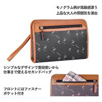 スワン U.P renoma モノグラム 角ポーチ 20118 ブラウン 1個（直送品）