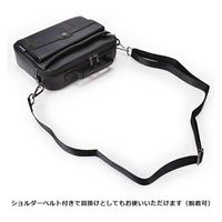 スワン Troy Bros シュリンク 横ショルダーバッグL 7014 ブラック 1個（直送品）