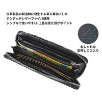 スワン ROTHCO リサイクルレザー ラウンド長財布 45050 キャラメル 1個（直送品）