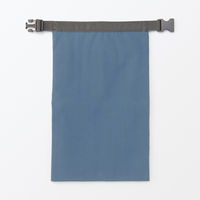 無印良品 高さが変えられる ランチバッグ ロールトップタイプ 小 スモーキーブルー 良品計画