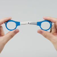 セキセイ デコピン キーホルダーはさみ ライトグリーン DP-8330-33 1個（直送品）