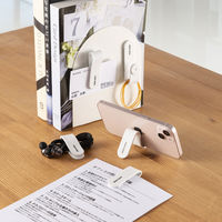 サンワサプライ マグネット ケーブルクリップ（ホワイト・5個入り） CAー517W 1個