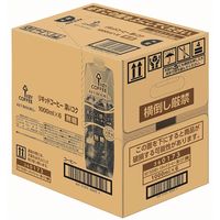 キーコーヒー KEY DOORS+ リキッドコーヒー 香ばしく深いコク 無糖 テトラプリズマ 1000ml 1箱（6本入）