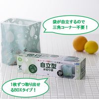 自立型 水切り袋 eco 立てて置くだけ 三角コーナー要らず 1セット（1箱（30枚入）×5）宇部フィルム