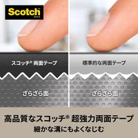 スリーエム(3M) スコッチ 超強力両面テープ 金属・一般材料用 幅19mm×長さ4m 1セット（10巻入） SKD-19R