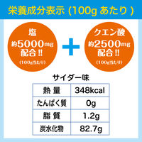 暑さ対策 塩分補給 塩分対策  匠の塩タブレットうましゅわサイダー味 1個