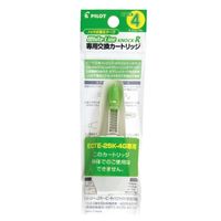 パイロット ノック式修正テープ ホワイトラインノックR 4.2mm 交換用カートリッジ ECTRF-15K-4G 1セット(1個×10)