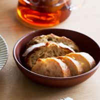 木目ラウンドディッシュプレート(S) ブラウン 1セット（1枚×2） LAKOLE/ラコレ