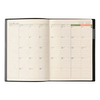 日本能率協会マネジメントセンター 【2025年4月版】NOLTY 能率手帳 A5 片側1週間+ノート 黒 9607 1冊（直送品）