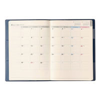 日本能率協会マネジメントセンター 【2025年4月版】NOLTY エクリ A5-2 見開き1週間 ネイビー 9673 1冊（直送品）