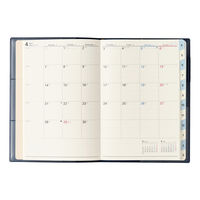 日本能率協会マネジメントセンター 【2025年4月版】NOLTY キャレル B6 バーチカル2 ネイビー 9092 1冊（直送品）