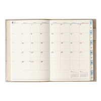 日本能率協会マネジメントセンター 【2025年4月版】NOLTY キャレル B6 バーチカル2 ベージュ 9096 1冊（直送品）